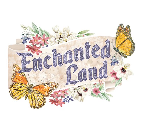 Papier scrapbooking « Enchanted Land »