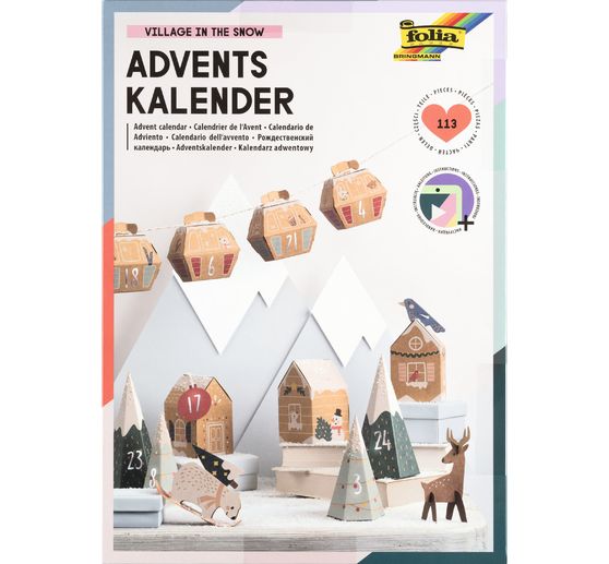 Set calendrier de l'Avent « Snow Village »