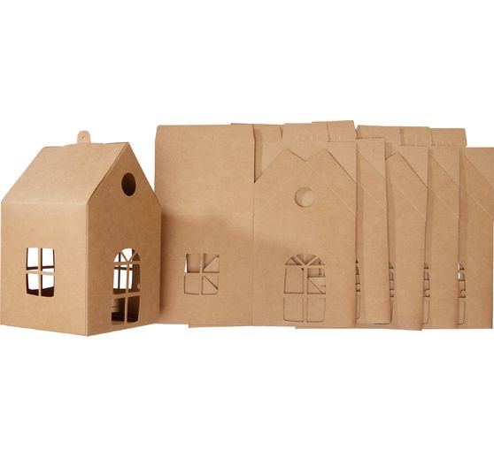 Kraft cardboard houses
