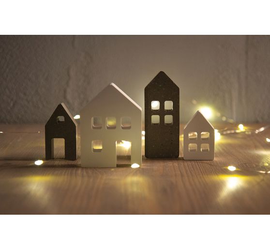 Moule en silicone « Maisons lumineuses »