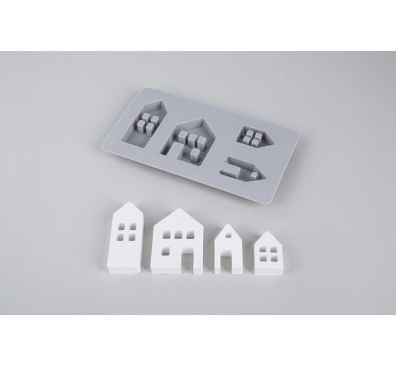 Moule en silicone « Maisons lumineuses »