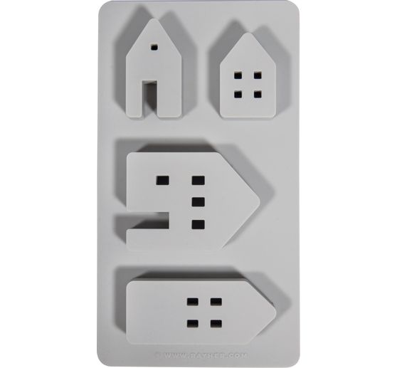 Moule en silicone « Maisons lumineuses »