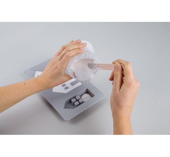 Moule en silicone « Maisons lumineuses »