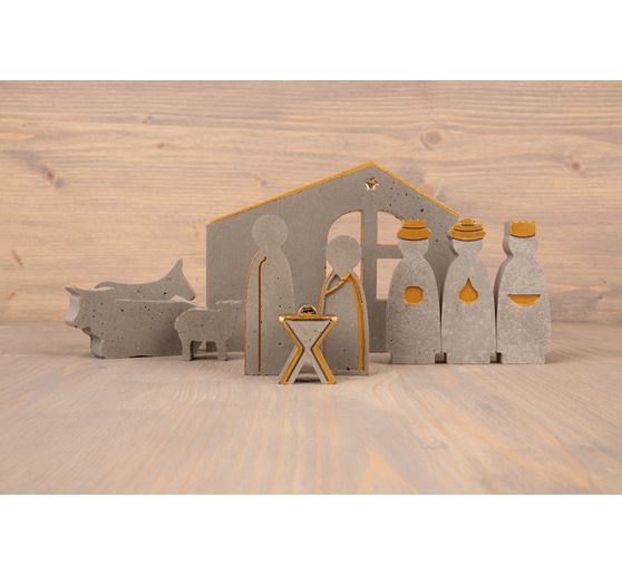 Moules en silicone « Crèche »