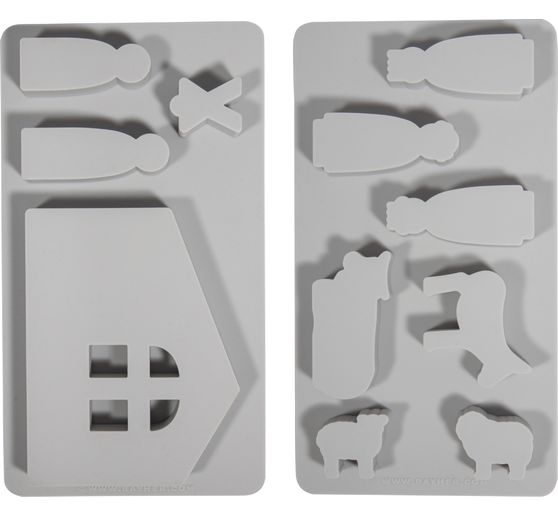 Moules en silicone « Crèche »