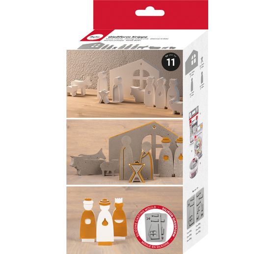 Moules en silicone « Crèche »