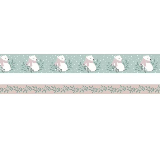 Set de washi tapes « Mint/Gold foil » - VBS Hobby