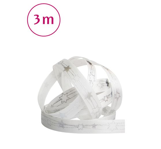 Ruban satin « Étoiles »