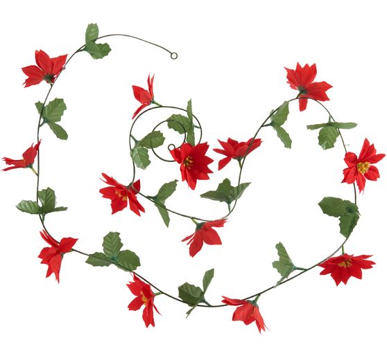 VBS Poinsettia garland