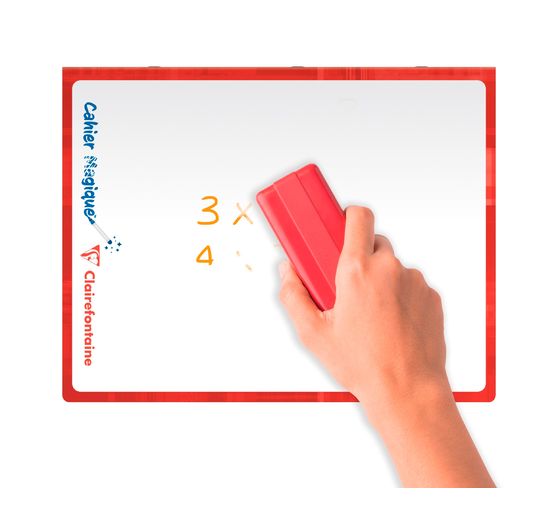 Cahier magique couverture ardoise effaçable