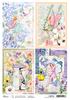 Soie de paille à motifs « Cartes enchantées »