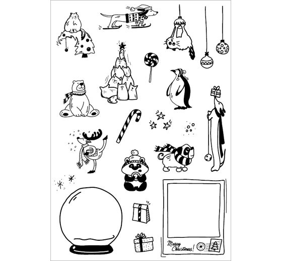 VBS Silicone stamp "Christmas Animals"