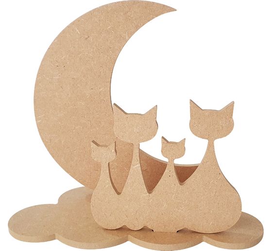 Building kit "Cats in the moon"