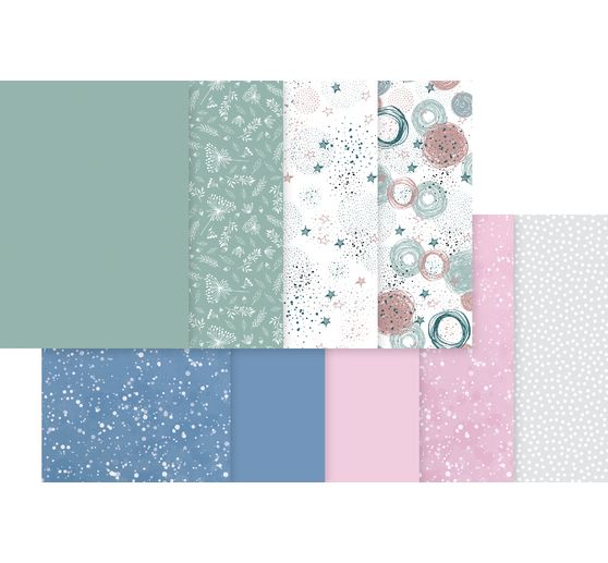 Assortiment de feuilles à motifs « Winterdream »