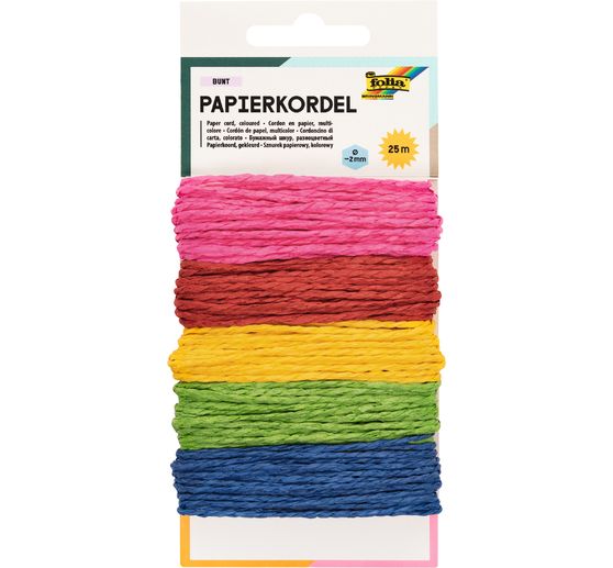 Cordelette en papier « Multicolore »