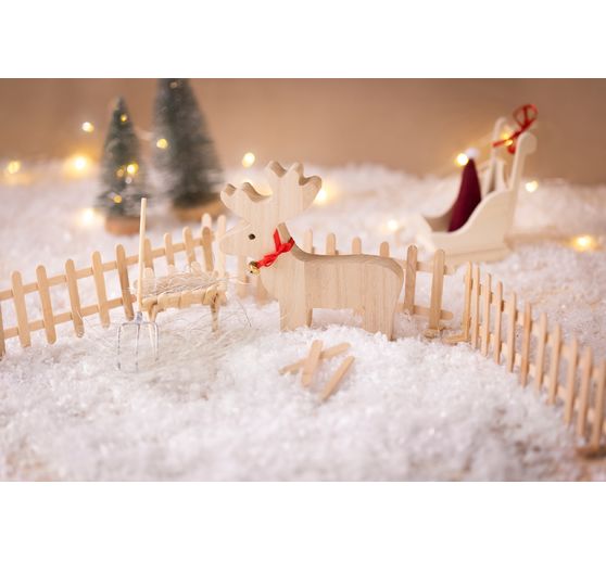 Mini-kit créatif porte de lutin « Renne »