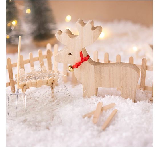 Mini-kit créatif porte de lutin « Renne »