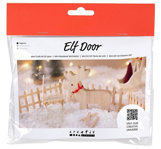 Mini Craft kit elf door "Reindeer"