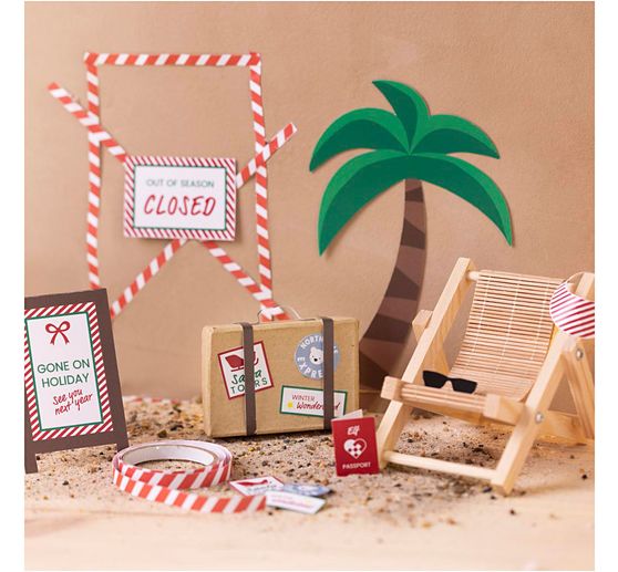 Mini-kit créatif porte de lutin « En vacances »