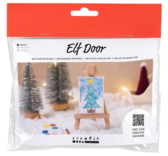 Mini Craft kit elf door "Artist"