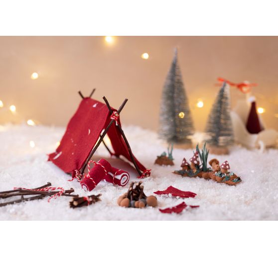 Mini-kit créatif porte de lutin « Aller camper »