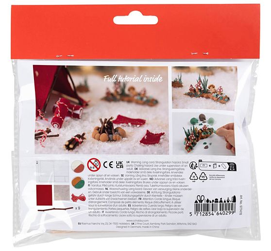 Mini-kit créatif porte de lutin « Aller camper »