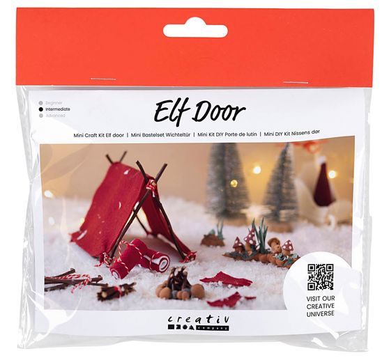Mini Craft kit elf door "Go camping"