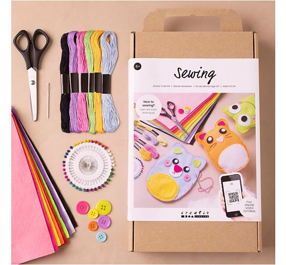 Starter sewing craft kit "Teddy bears"