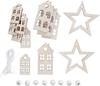 Assortiment de pièces à disperser VBS « Maisons »