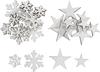Assortiment de pièces à disperser VBS « Flocon de neige et étoile »