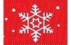 Taffeta ribbon "Snowflakes"