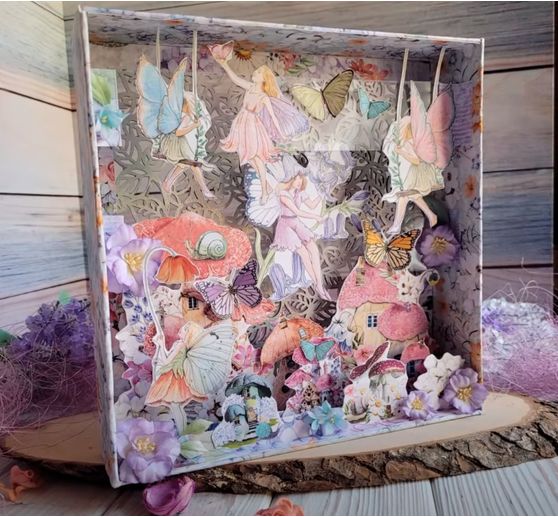 Papier scrapbooking « Enchanted Land »