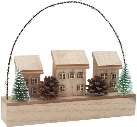 Kit complet VBS « Village hivernal avec arc lumineux »