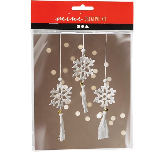 Mini Craft kit crochet "Snowflakes"