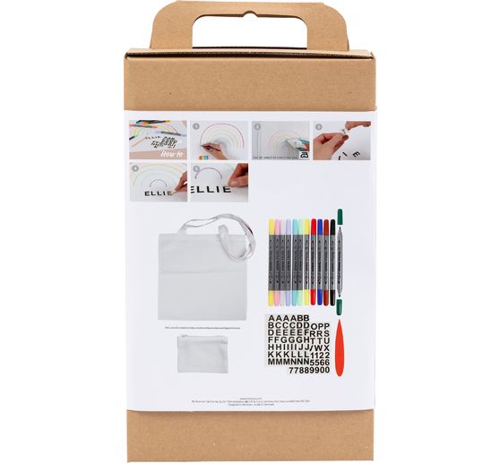 Kit créatif de décoration textile « Sacs »