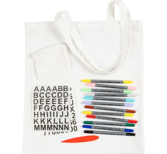 Kit créatif de décoration textile « Sacs »