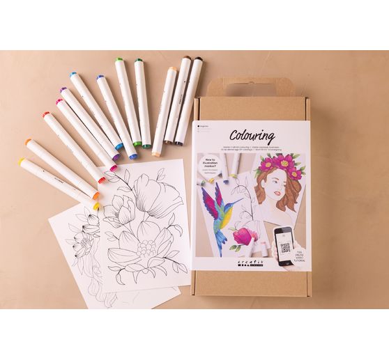 Kit de démarrage coloriage « Marqueurs »