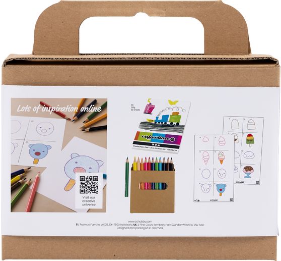 Mini-kit créatif dessin « Sucreries »