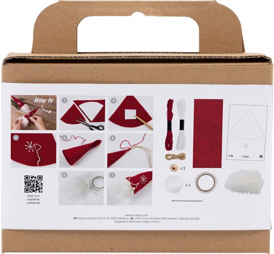 Kit créatif « Nain de Noël scandinave »