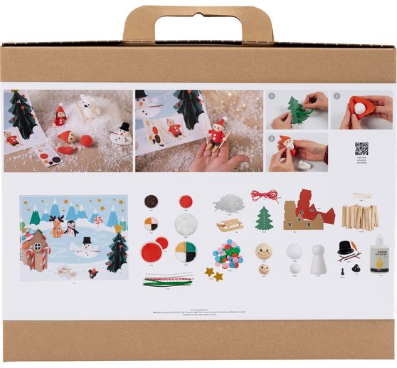 Kit créatif calendrier de l'Avent « Modelage - lutins »