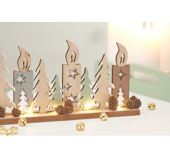 Guirlande lumineuse micro-LED VBS, avec minuterie, 10 LED