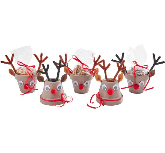 VBS Craft kit "Terracotta pot elks"