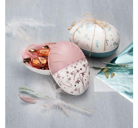 Œufs de Pâques, séparables, lot de 2