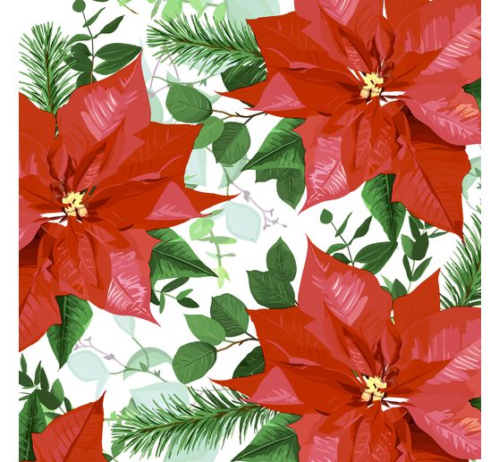 Serviette « Floral Christmas »