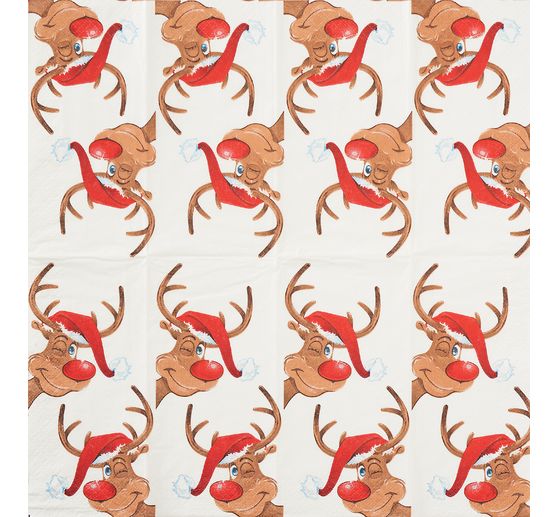 Paper handkerchiefs "Rudolph"