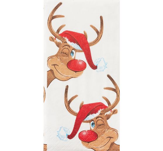 Paper handkerchiefs "Rudolph"