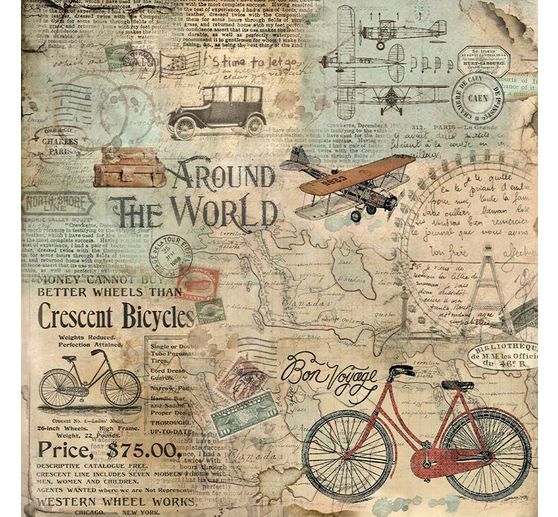 Bloc de scrapbooking « Around the World »