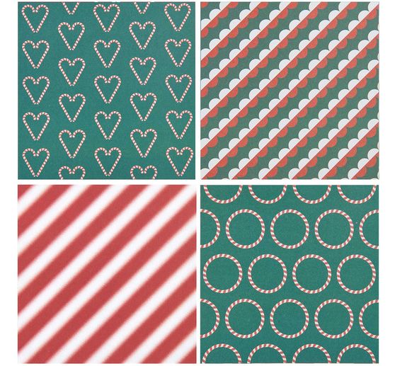 Folding paper "Christmas Rocks!", assorted