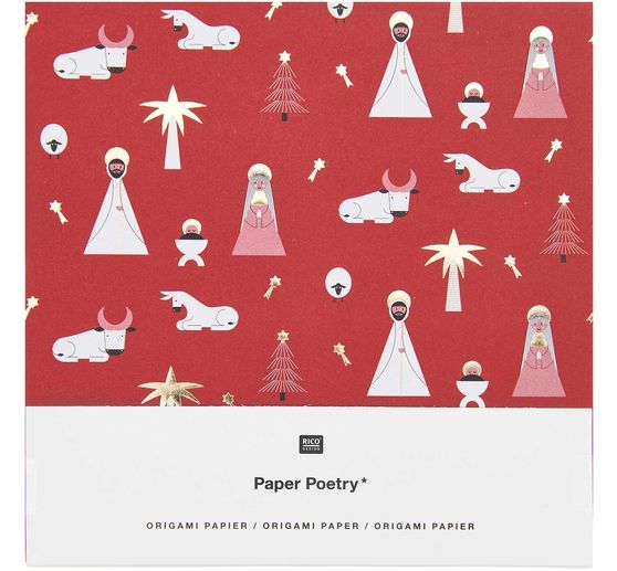 Folding paper "Christmas Rocks!", assorted