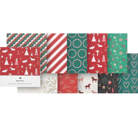 Feuilles de pliage « Christmas Rocks ! », assorties